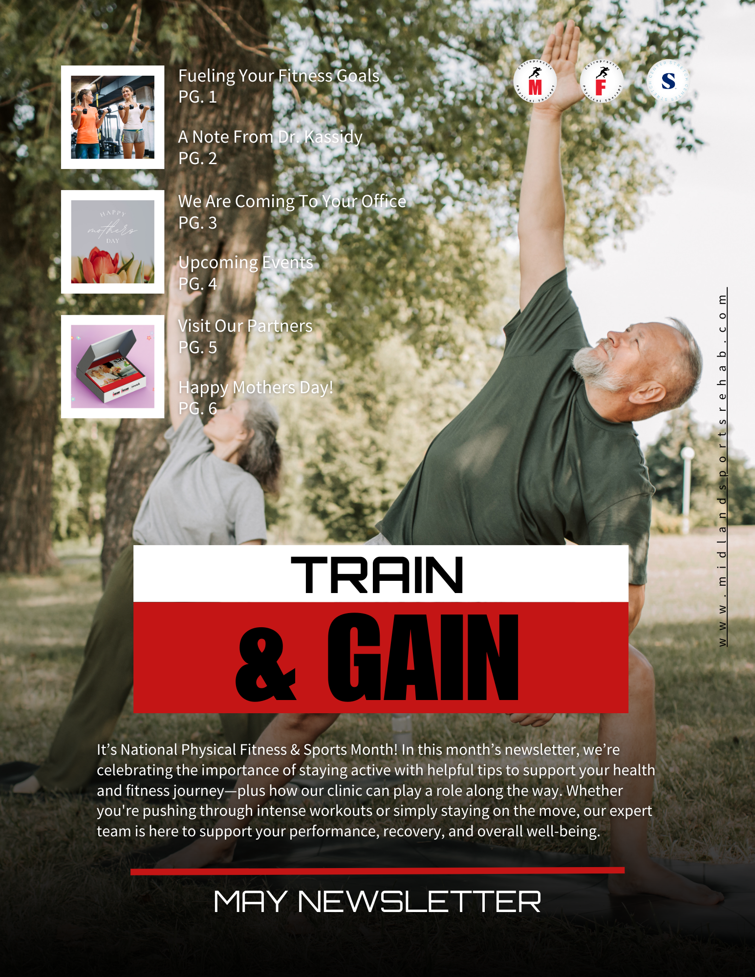 May 2025 Newsletter, Train & Gain